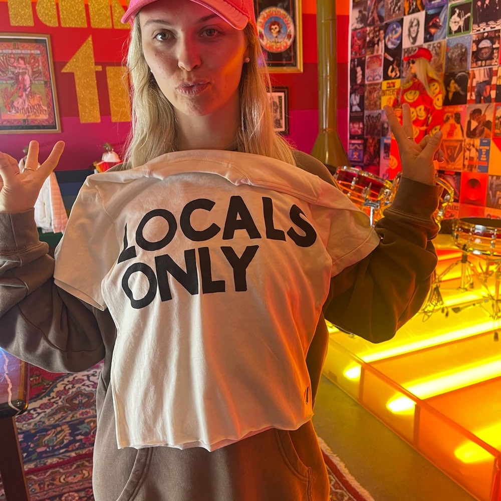 Locals Only White T-Shirt